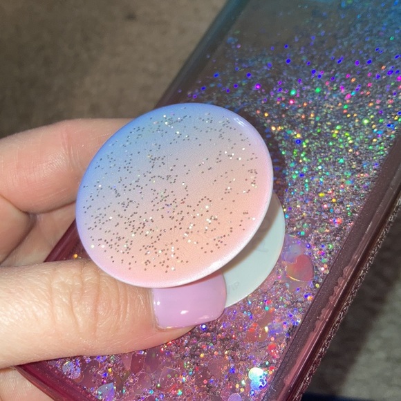 iPhone SE Phone Case Bundle with glitter popsockets - Picture 6 of 6